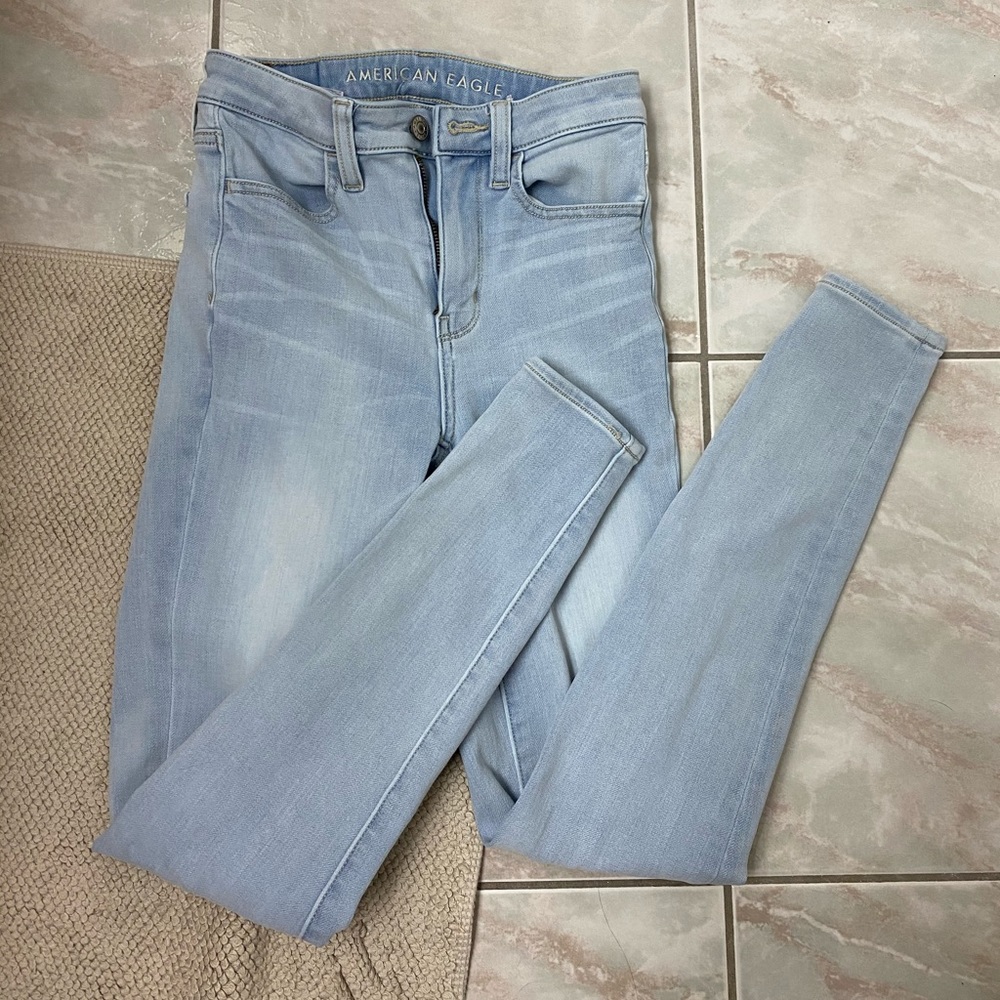 American eagle super high rise jegging